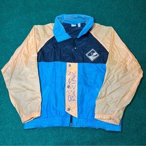 Vintage 90s Ocean Pacific OP Mens Large Surfer Windbreaker West Coast Jacket